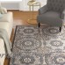 Charlton Home Ashby Ivory/Charcoal Indoor/Outdoor Area Rug CHLH8959